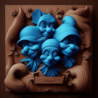 3D model Smurfs (STL)